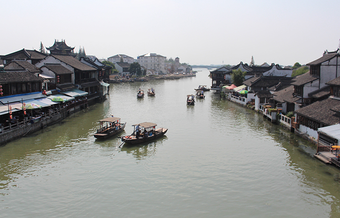 Zhujiajiao Water Town Boats