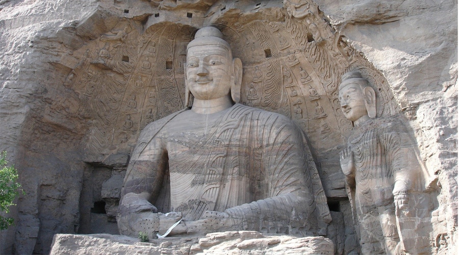 Datong Yungang Grottoes in China