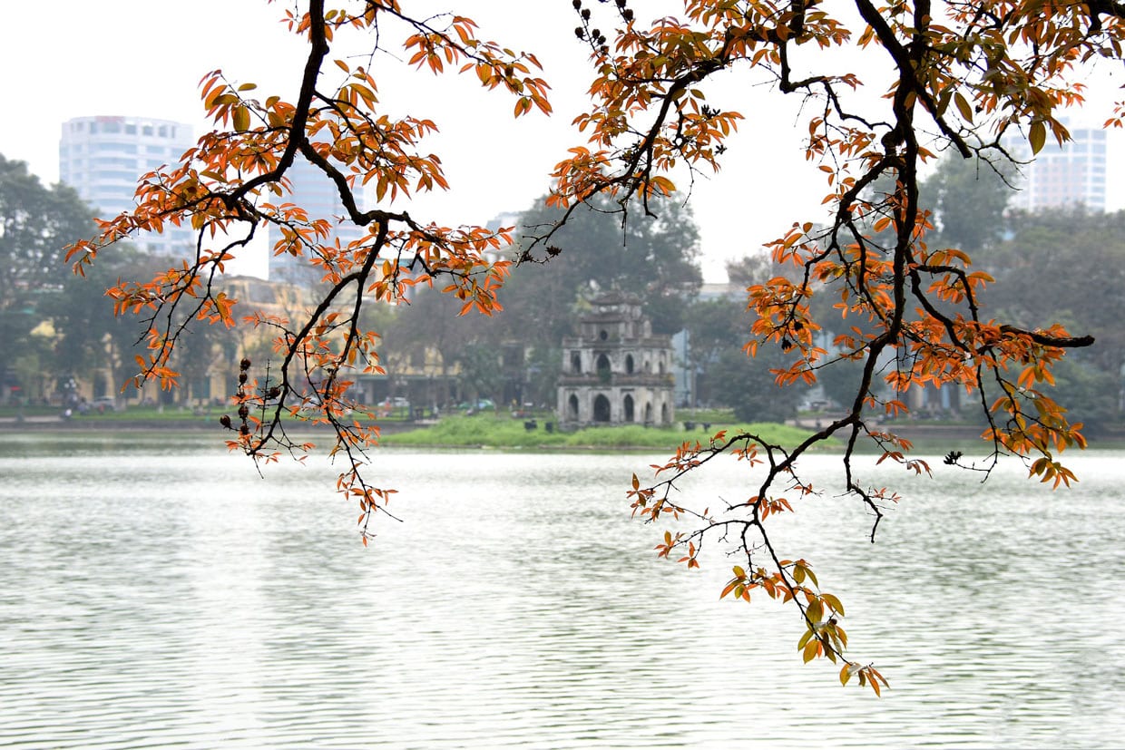 Hoan Kiem Lake in Hanoi