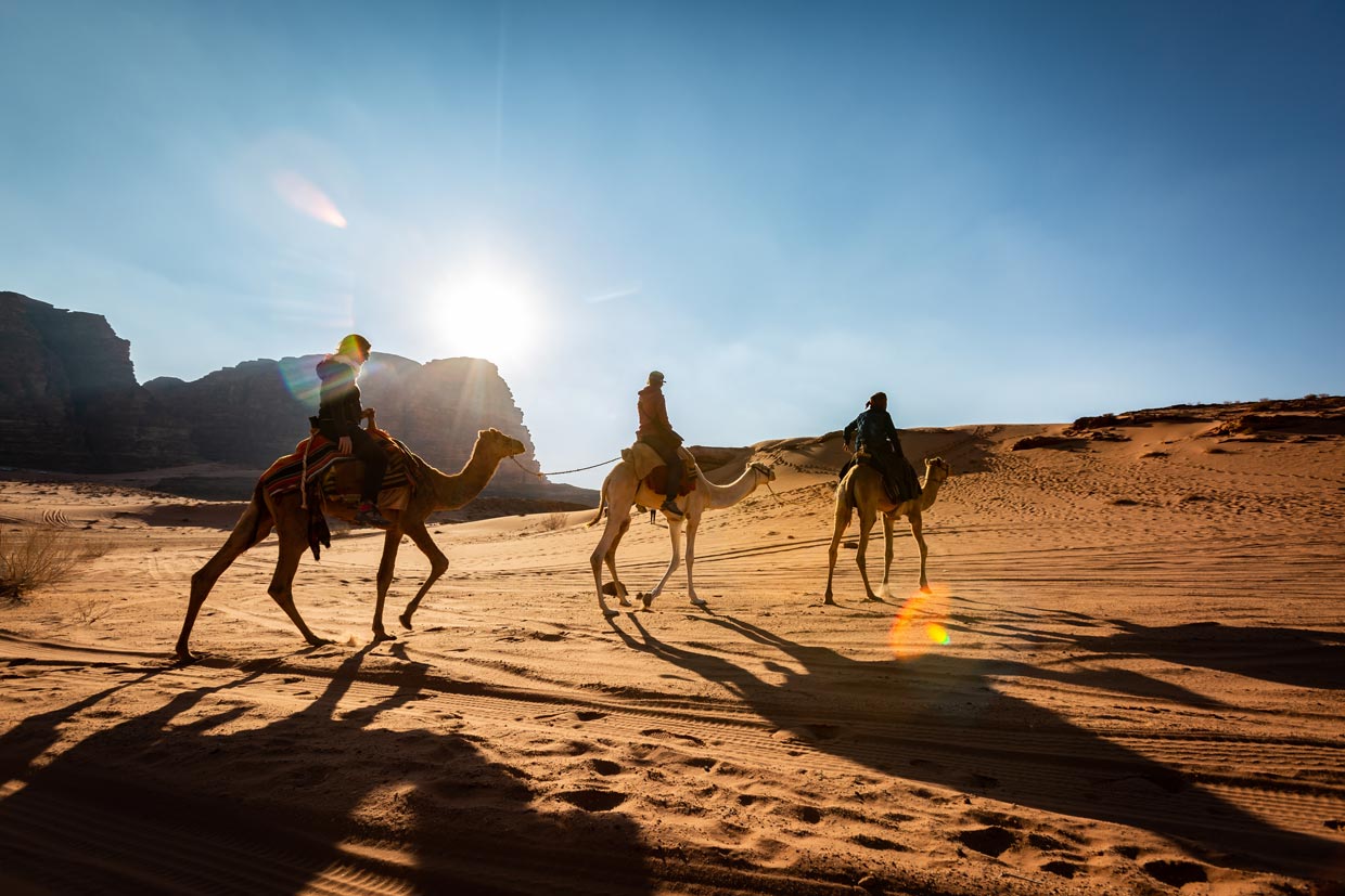 Wadi Rum in Jordan