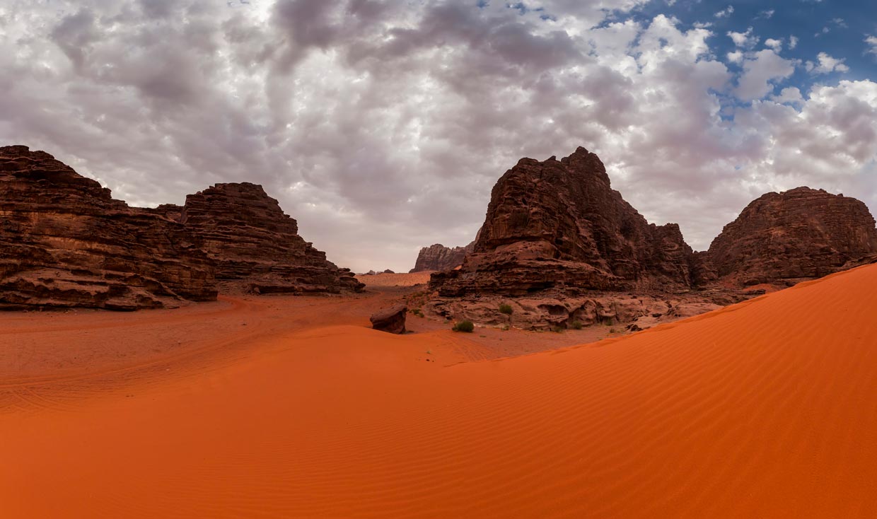 Wadi Rum in Jordan