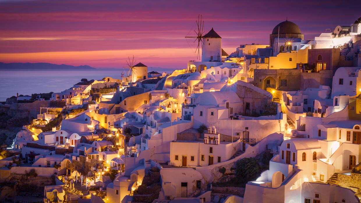 Santorini in Greece