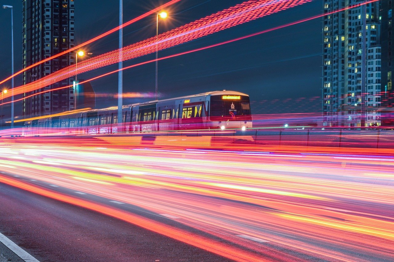 Electric Train in Bangkok