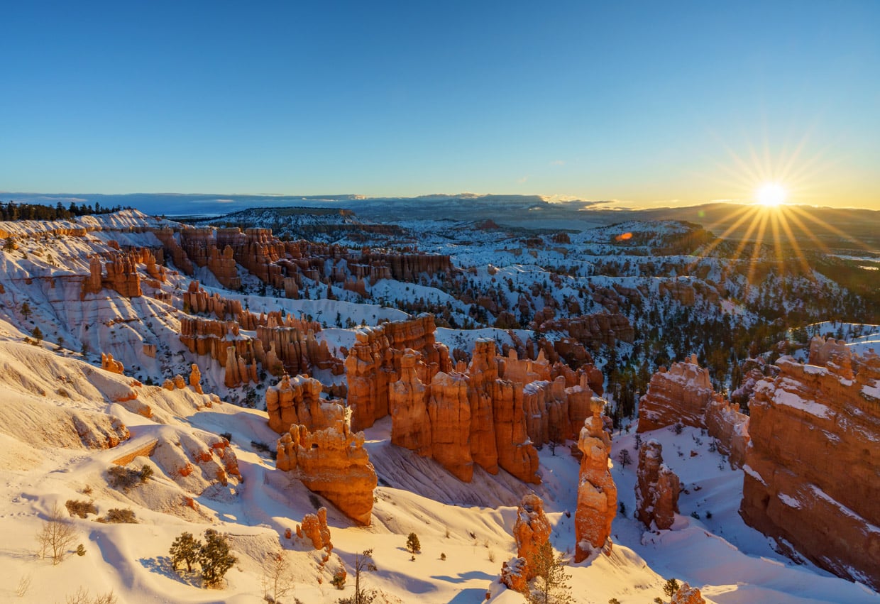 Sunrise in Bryce National Park