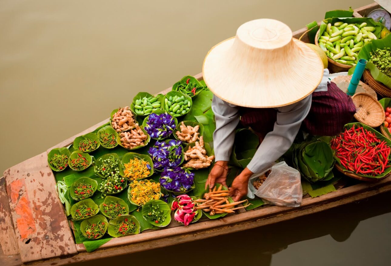 Floating Market in Thailand