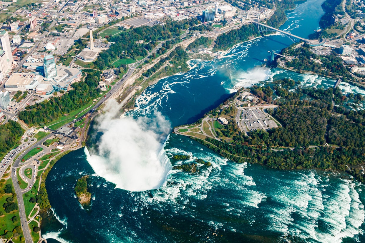 Niagara Falls Helicopter View